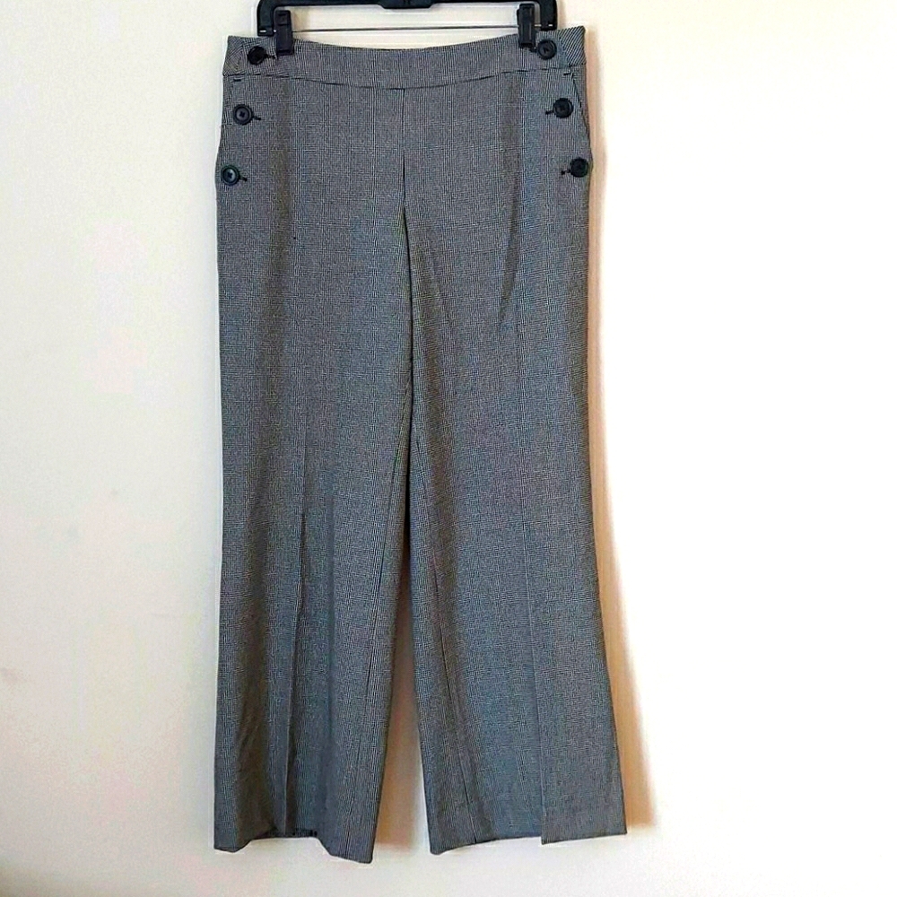 Loft Black and White Marisa Sailor Trousers